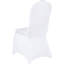 50 pièces de housses de chaises de salle à manger extensibles blanches - housses ajustées pour chaises de cuisine sans accoudoirs, dossier arrondi, lavables à la machine pour une utilisation quotidienne-733129799