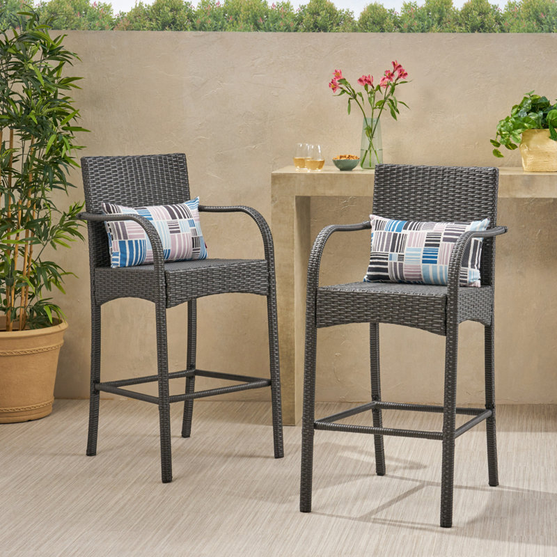 CASCADA KD BARSTOOL CHAIR, Gray