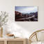 «Red Rock Formations With Snowy River», art mural sur toile-750395905