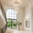 Modern 5-Lights Spiral Raindrop Chandelier