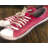 Pink Sneakers Bedroom Brown Shoes Polyester Placemat Decor