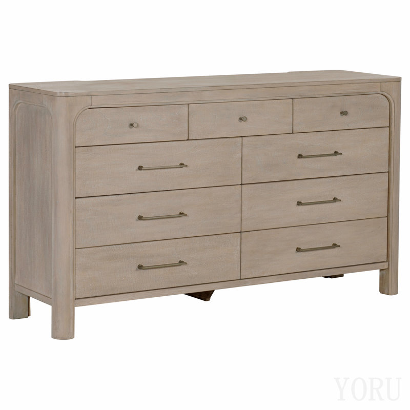 Weathered Mango 9-Drawer Dresser