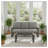 2-Piece 3-Seat Outdoor Sofa Couch Set, 75" All-Weather 3-Seat Aluminum Patio Sofa With Thick Gray Cushions  & 44" Glass Coffee Table-626604142