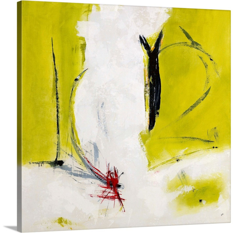 «Fling Into Spring» par Brent Abe - reproduction d'art sur toile, H 24 po x l 24 po x P 1,25 po, Toile tendue