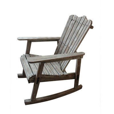 Chaise adirondack à bascule en bois Kenton