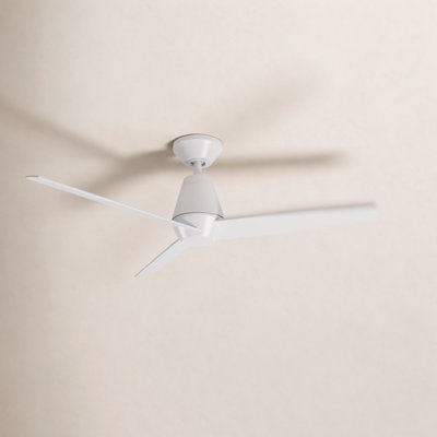 52" 3 - Blade Outdoor/Indoor Smart Propeller Ceiling Fan with Light Kit with Selectable Color Temperature Included, Works With Alexa and iOS or Android App