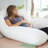 Back 'N Belly Bliss® Flexible Contoured Body Pillow-36314279