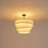 22'' Boho 4 - Tier Hand Woven Pendant Light Flush Mount Ceiling Light