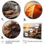 «Camping by the Lake Haven I - Camping Travel», art mural 4 pièces-1745745851