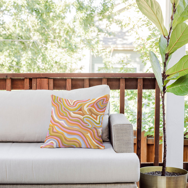  Polyester Indoor/Outdoor Throw Pillow, 16" x 16"