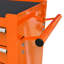 Chariot à outils multifonctionnel orange 4 - Fabrication en acier et fonctionnalité de tiroir lisse pour les outils de garage-1928810096