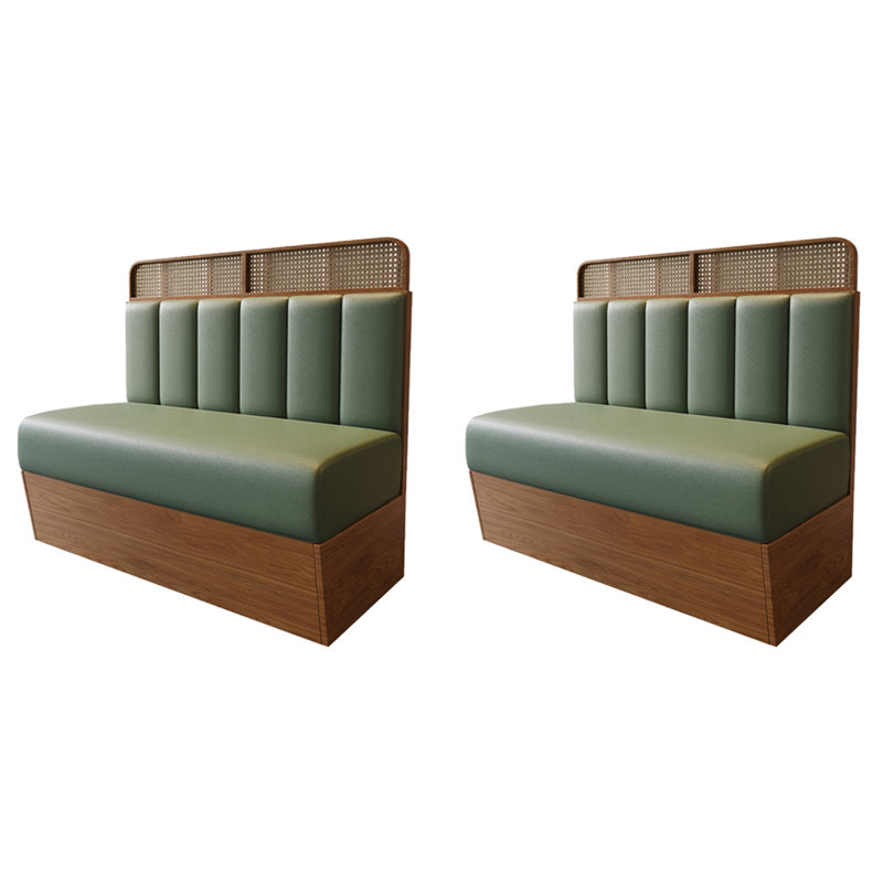 Banc rembourré en similicuir Southeast Asian