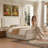 Modern Linen Upholstered Platform Bed with Pneumatic Lift Storage-460118712-460118715