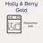Noritake Holly and Berry Gold Coffee Server, 49 oz.