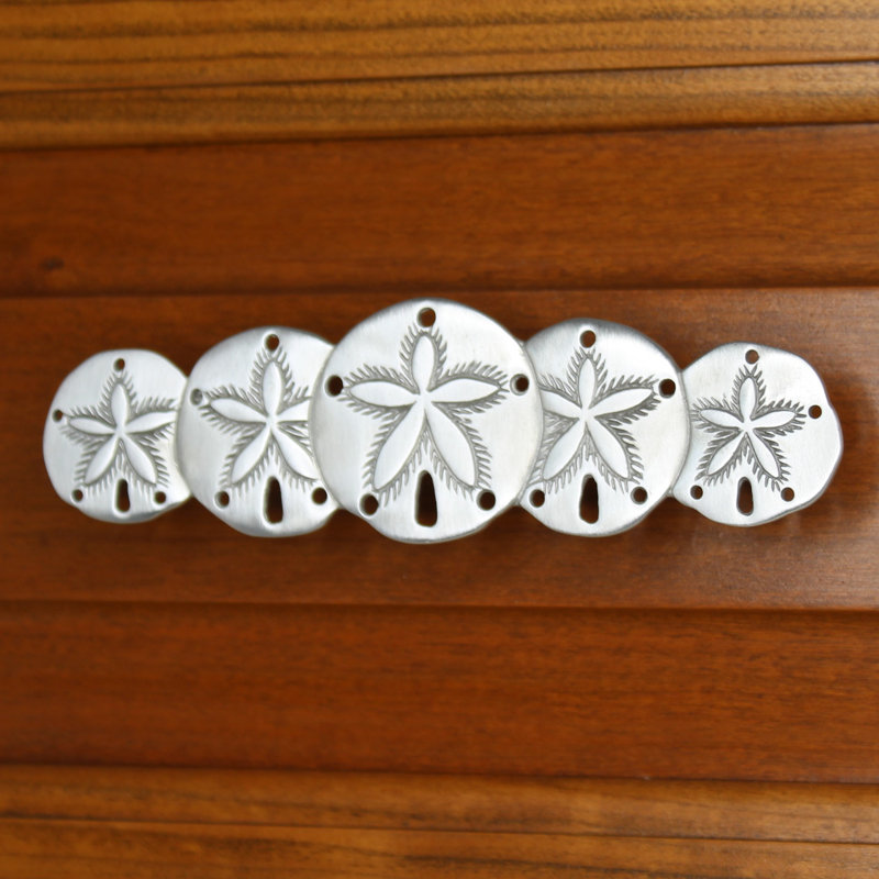 Sand Dollar 3" Center to Center Pull, Brushed Nickel