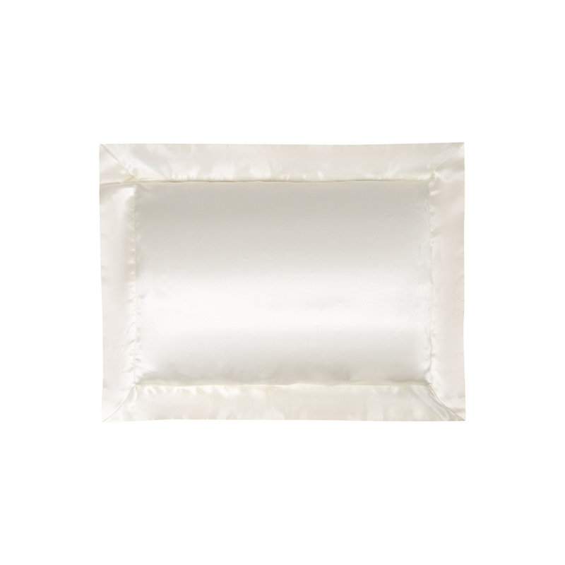 Signature Silk Boudoir Pillowcase, Ivory