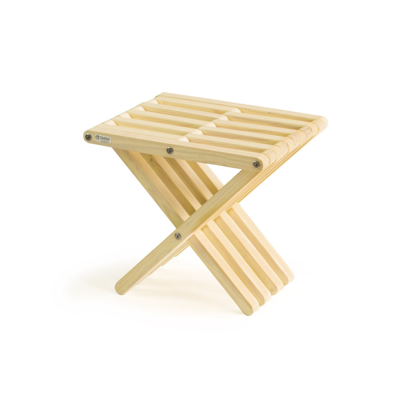 Pollen Yellow Eco-Friendly Wood Outdoor Stool