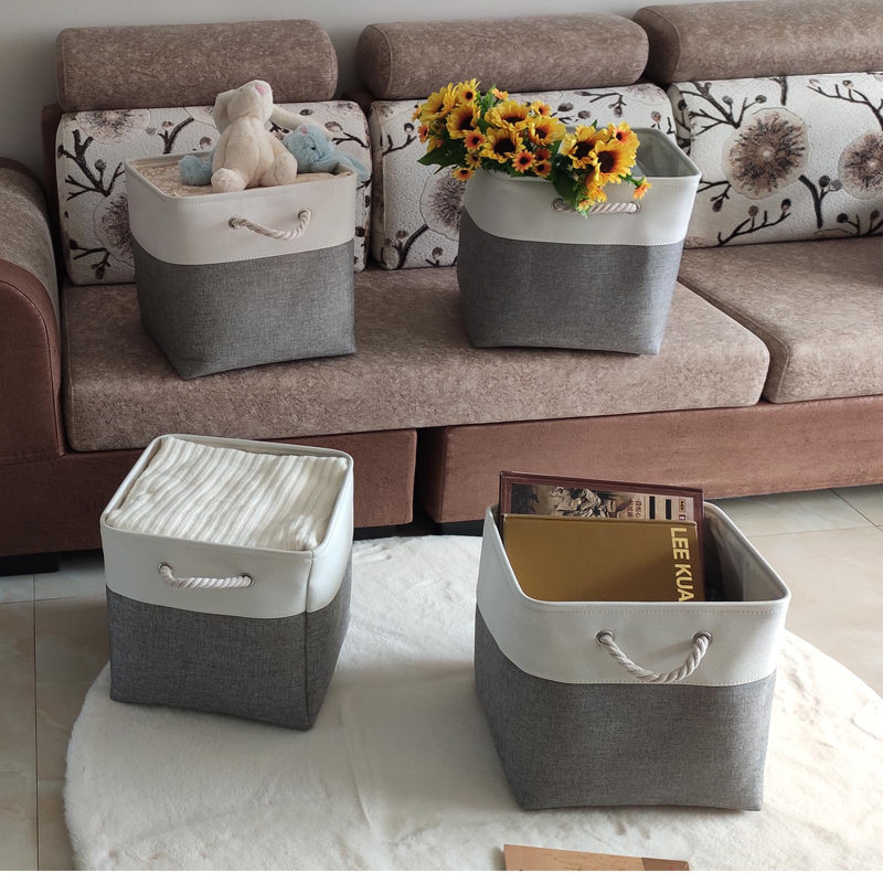 Sac de rangement en lin Rosecliff Heights