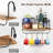 Floating Wall Shelves For Kitchen Bathroom With 10 Adjustable Hooks Set Of 2-809803886