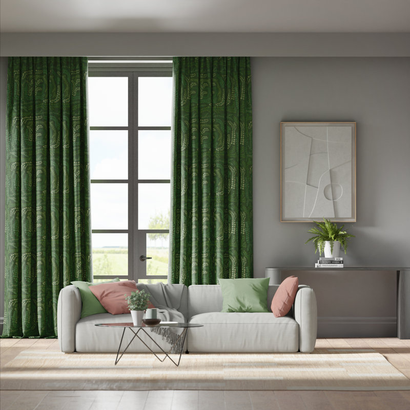 Fayola Fabric, Fig Leaf/Clover/Succulent