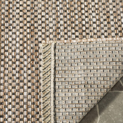 Debriana Performance Solid Color Indoor/Outdoor Area Rug