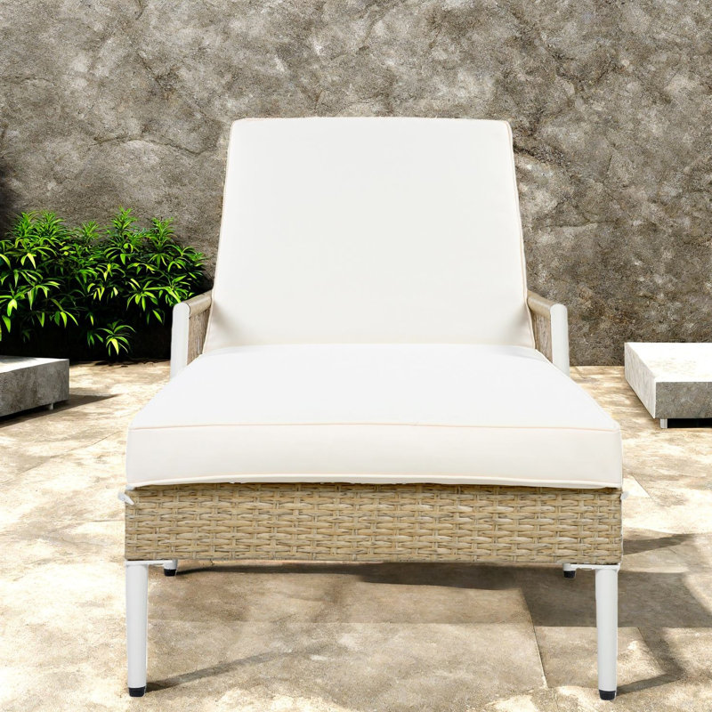 Fauteuil inclinable moderne ajustable en rotin Pe
