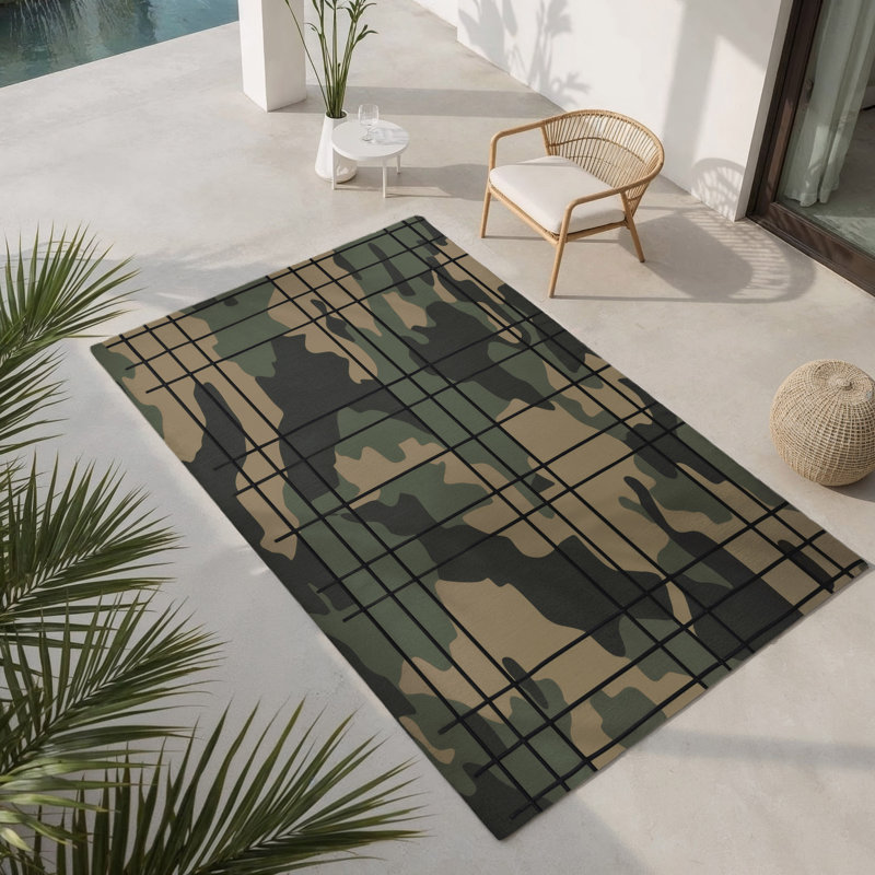 Tapis intérieur et extérieur Recon Grid, Rectangulaire 8 pi x 10 pi