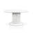 Ciani Dining Table With Glossy Top And Fluted Base