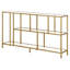 Winthrop Glass Top Console Table-1399148139