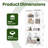 Jabdiel 5-Shelf Tempered Glass Display Cabinet with 2 Doors-239316946