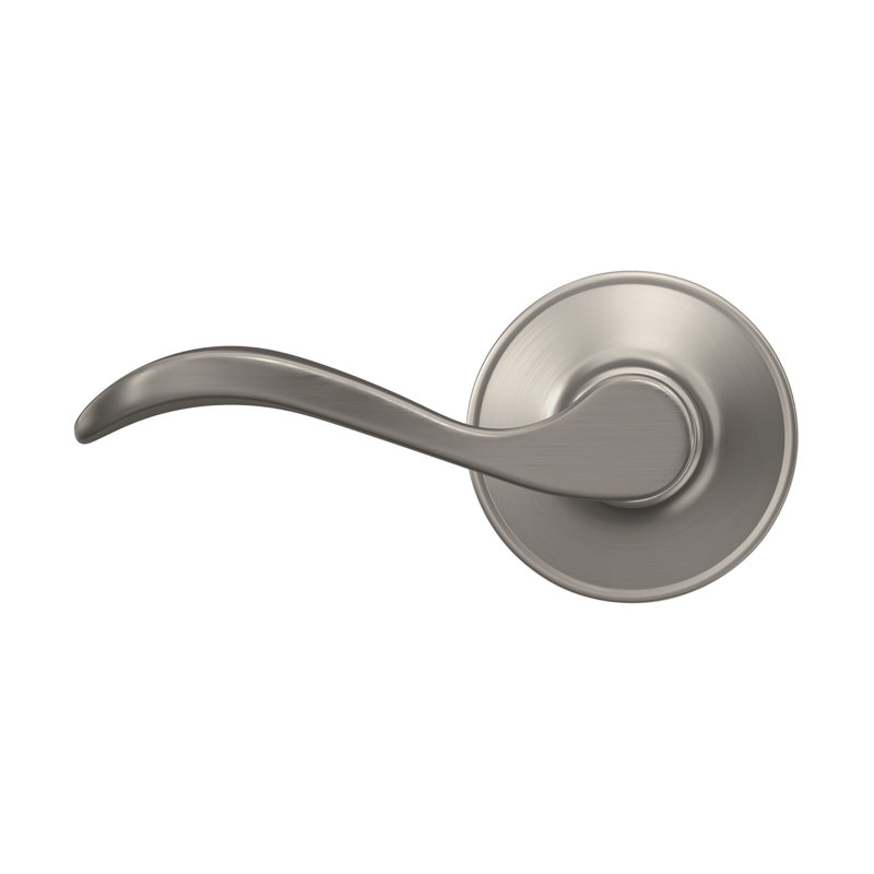 Seville Lever Hall and Closet Lock, Satin Nickel