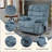 Lift Recliner Chair Heat Massage Dual Motor Infinite Position Up To 350 LBS Large Electric Power Lift Recliners With Power-Remote, Medium-Firm And Heavy Duty