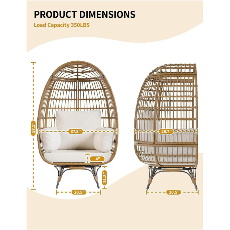 Wicker Outdoor Lounge Chair