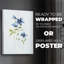 Blue Wonders I - Impression sur toile seulement - NON-CADRE-117725359