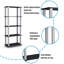 Trower 144.5cm H x 60cm W Standard Bookcase-1905619786