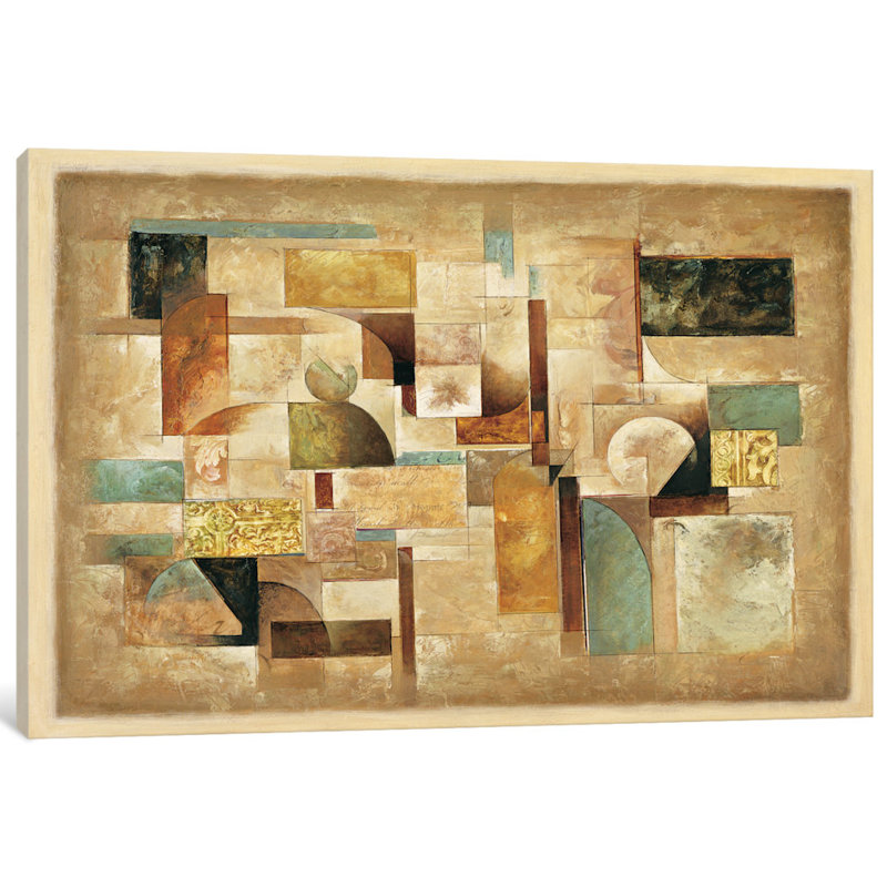 " Texture I " by Jonathan Parsons, 18" H x 26" W x 1.5" D, Black Framed Canvas, No Mat
