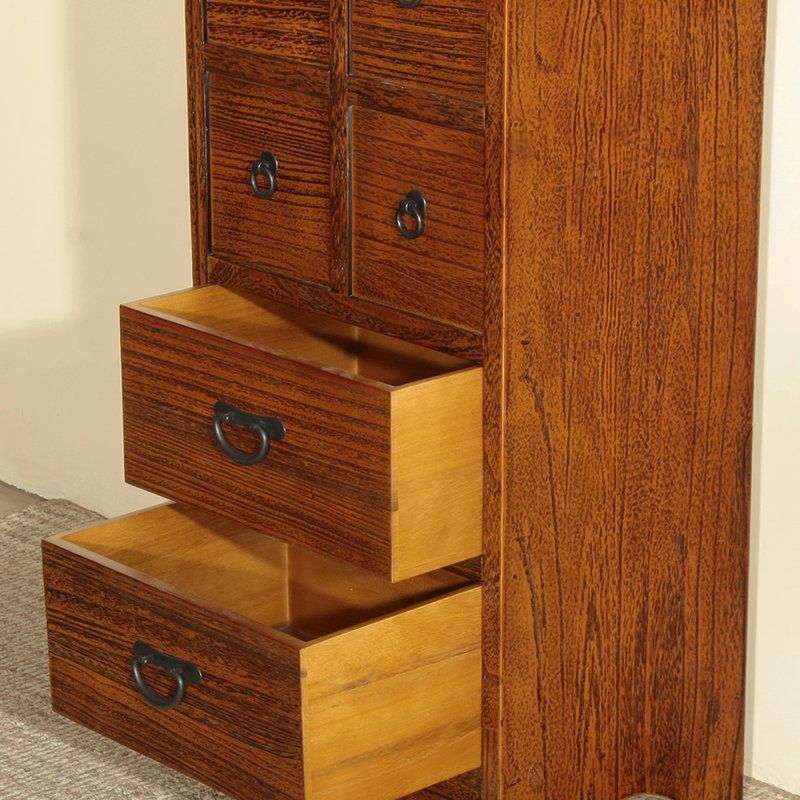 Brown Solid Wood Rectangular Dressers & Chests