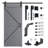 Solid Wood Panelled Barn Door with Installation Hardware Kit-89221876-89221864