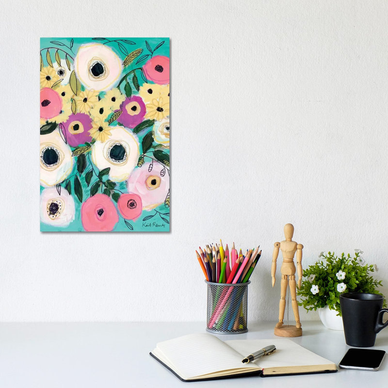 Wedding Bouquet by Kait Roberts - Wrapped Canvas Print, 30.48cm H x 20.32cm W x 1.905cm D