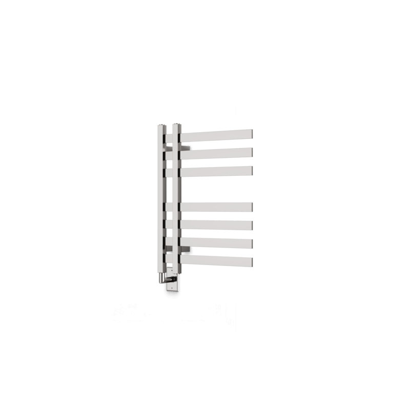Lioni Wall Mount Electric Towel Warmer, Brushed Nickel, 27" H x 20" W x 3.5" D