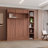 Easy-Lift Murphy Wall Bed with Bookshelf-2075734198-2067168221