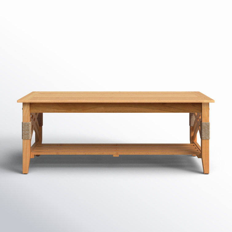 Cotesfield 25'' Teak Outdoor Coffee Table