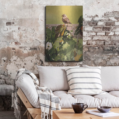 «Morning Glory» par Ron Parker, art mural en métal