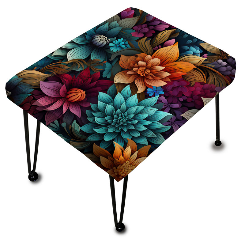 Repose-pieds Dahlia Mandalas