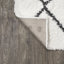 Tapis blanc / gris à poils longs Schlesinger-2138161175