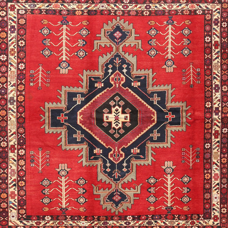 Omusa Oriental Indoor Rug, Square 8'