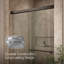 Revel Sliding Shower Door, 70-In H X 44-5/8 - 47-5/8-In W, With 1/4-In Thick Frosted Glass-1417461400-1398113024