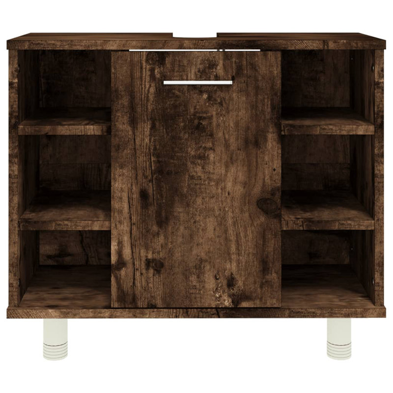 Avrom 60cm Bathroom Vanity Base Only, Smoked Oak
