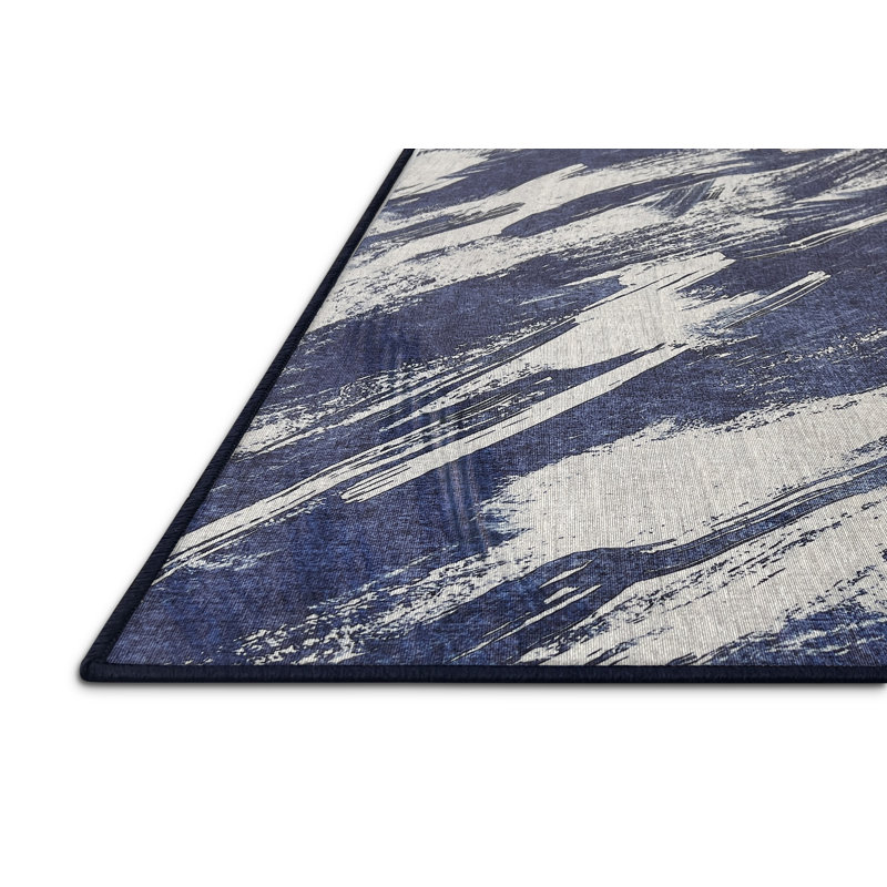 Chenille Abstract Indoor Rug, Rectangle 4' x 6'