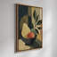 «Cubist Pear Fruit Bowl Still Life Mid Century Room Decor», reproduction d'art encadrée-129673367-129673370